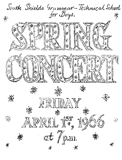 Spring Concert 1966 - Front cover